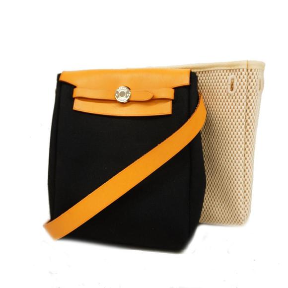 HERMES Handbags - Hermes Shoulder Bag Ale TPM Toile Officier Natural Silver Hardware Women's